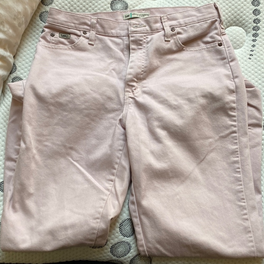 LEE SIZE 8 BOOTCUT PINK PANT